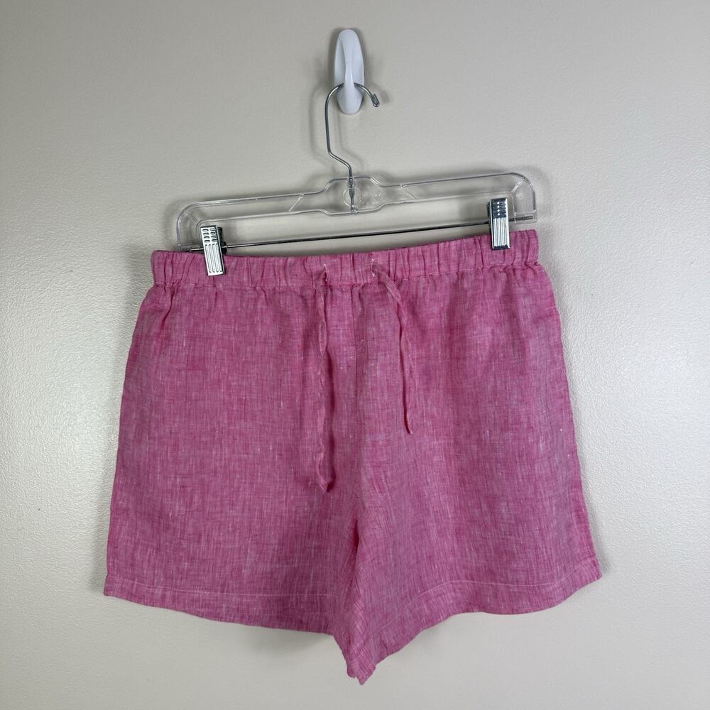 The Company Store Pajama Set Loungewear Short Sleeve Pink Size M - Picture 5 of 6